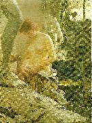 Anders Zorn i wikstroms atelje oil painting on canvas
